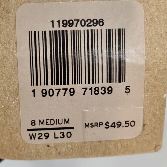 Levis 535 Super Skinny Jeans Leather Look Front Burgundy Wmn Sz 8 Med W29 | L30 - Picture 11 of 11